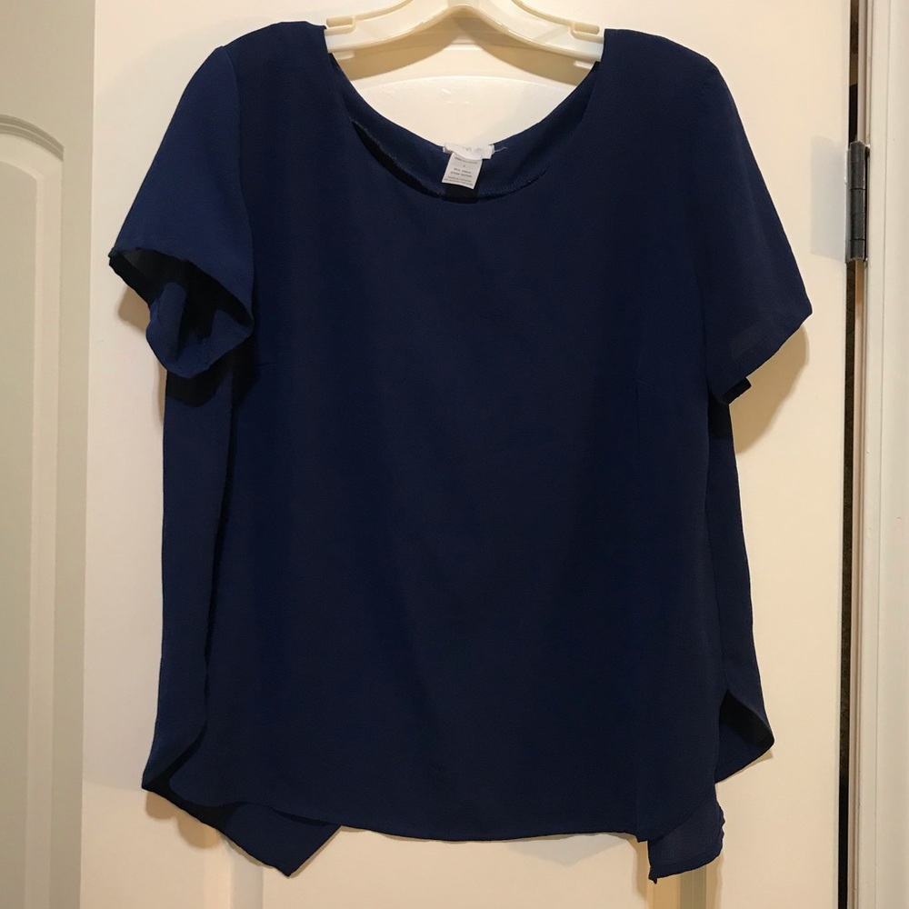 Navy Blouse